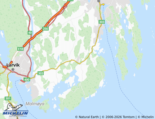 Kaart MICHELIN Klåstad Steinbrudd - ViaMichelin