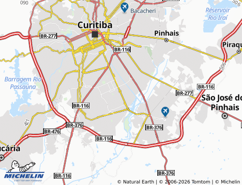 Carte MICHELIN Boqueirão - ViaMichelin