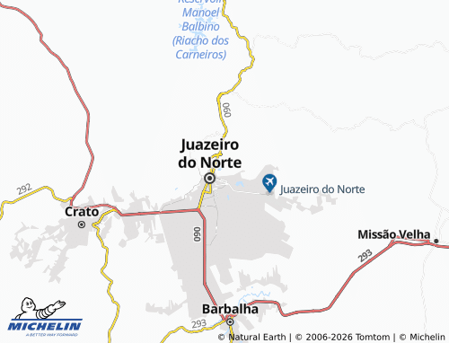 Mapa MICHELIN Juvêncio Santana - ViaMichelin