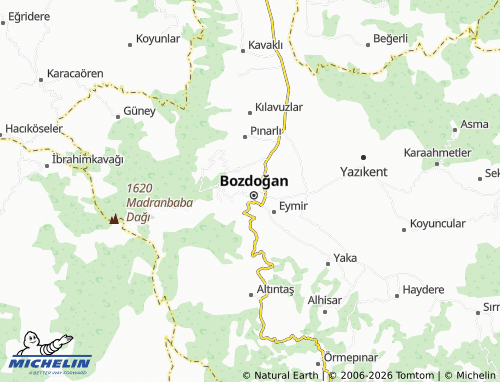 MICHELIN Yenice map - ViaMichelin