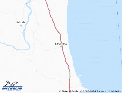 Mappa MICHELIN Sakamoto - ViaMichelin