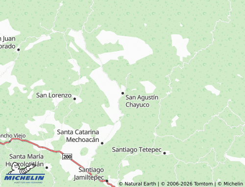 Mappa MICHELIN San Agustín Chayuco - ViaMichelin
