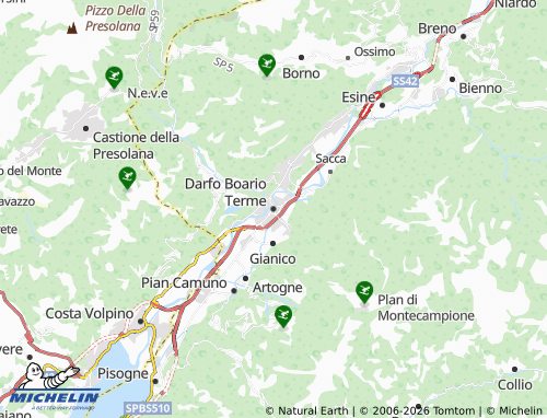 Mappa MICHELIN Darfo Boario Terme - ViaMichelin