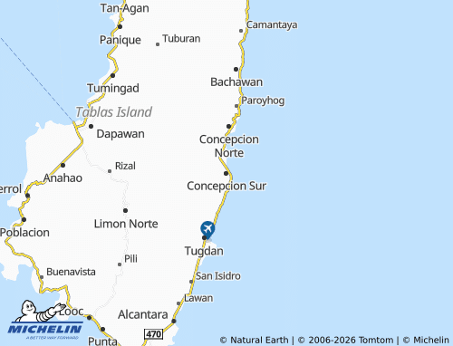 Mapa MICHELIN Concepcion Sur - ViaMichelin