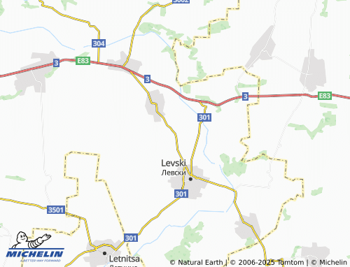 MICHELIN Asparuhovo map - ViaMichelin