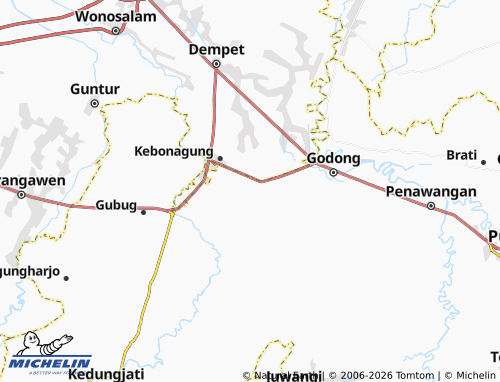 Mapa MICHELIN Harjowinangun - ViaMichelin