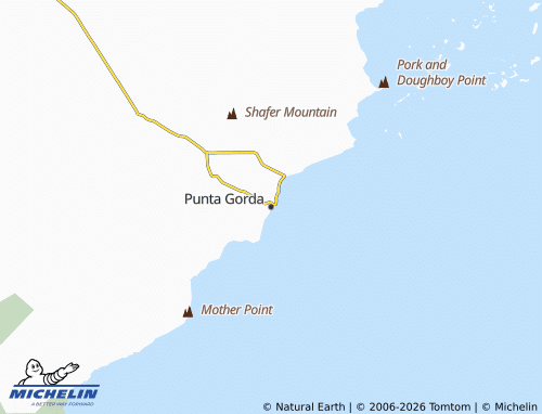 Carte MICHELIN Punta Gorda - ViaMichelin