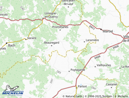 Carte MICHELIN Vidaillac - ViaMichelin