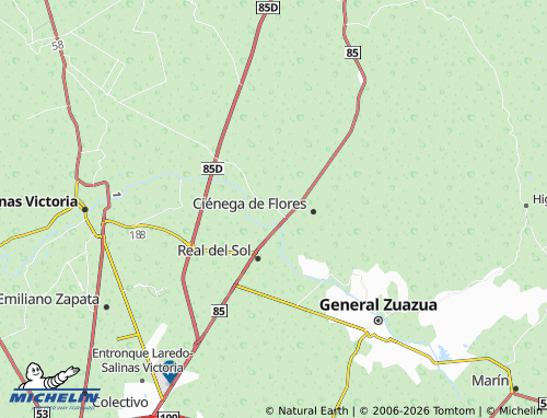 Mappa MICHELIN Conchita Velasco - ViaMichelin