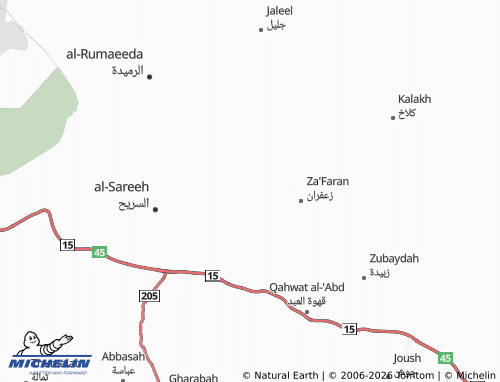 Carte MICHELIN al-Aeera - ViaMichelin