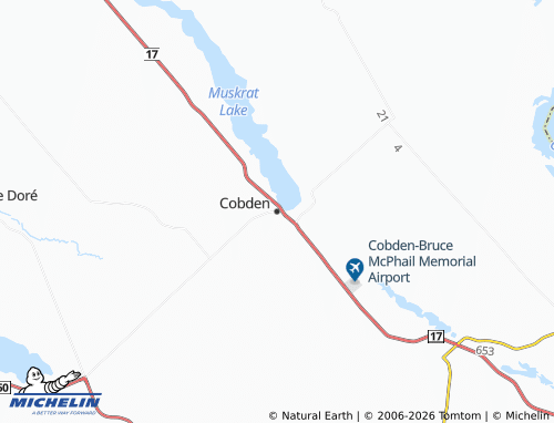 Mappa MICHELIN Cobden - ViaMichelin