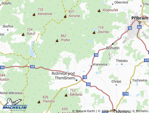 MICHELIN-Landkarte Zalány - ViaMichelin