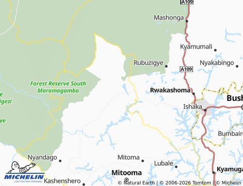 Mappa MICHELIN Nyerambire - ViaMichelin