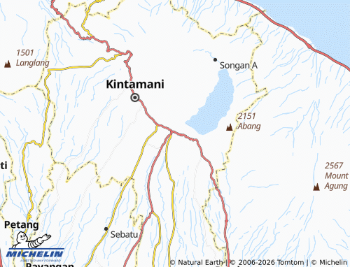 Mapa MICHELIN Kedisan - ViaMichelin