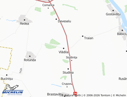 Carte MICHELIN Vlădila - ViaMichelin