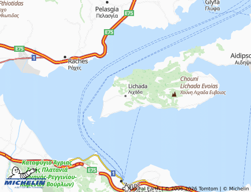 MICHELIN Lichada map - ViaMichelin
