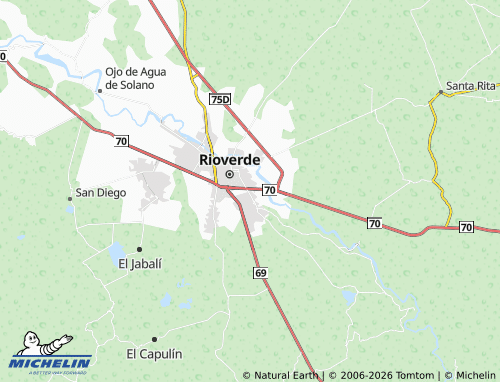 MICHELIN-Landkarte Los Olivos - ViaMichelin