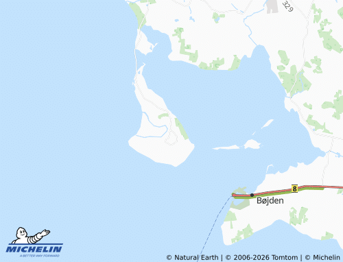 Mapa MICHELIN Helnæs By - ViaMichelin