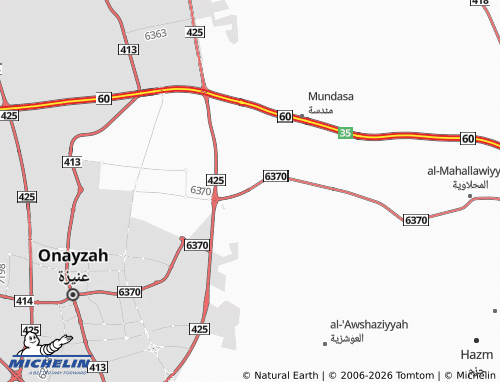 MICHELIN-Landkarte al-Zaghaeeba - ViaMichelin