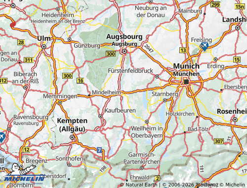 Mappa MICHELIN Landsberg am Lech - ViaMichelin