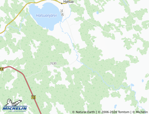 Carte MICHELIN Aho - ViaMichelin