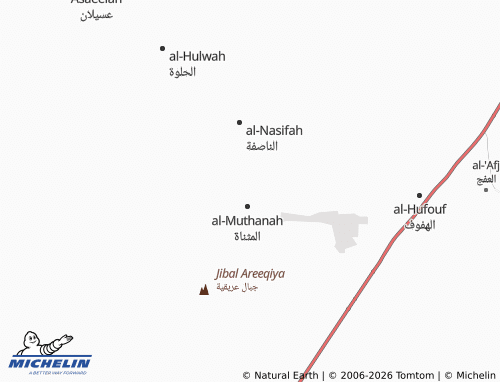 MICHELIN-Landkarte al-Far'ah - ViaMichelin