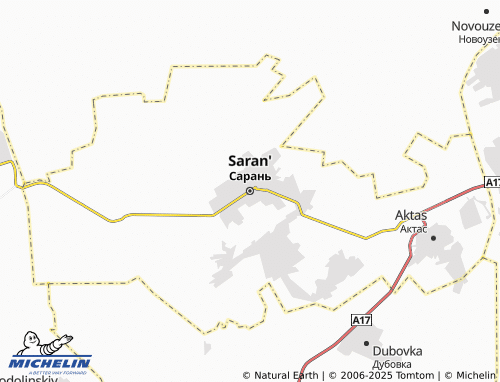 MICHELIN Saran' map - ViaMichelin