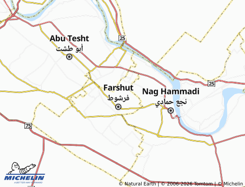 Mapa MICHELIN al-Osayrat - ViaMichelin