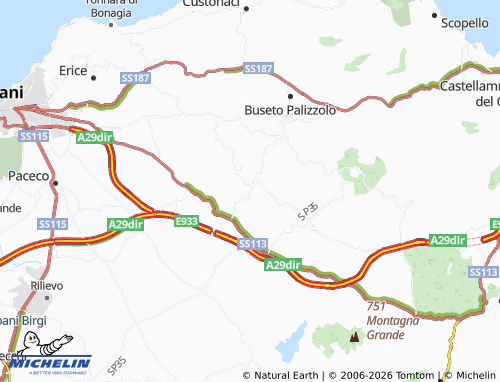 MICHELIN Ballata map - ViaMichelin