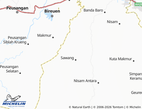 MICHELIN Riseh Baroh map - ViaMichelin
