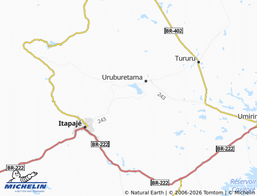 Mapa MICHELIN Santa Luzia - ViaMichelin