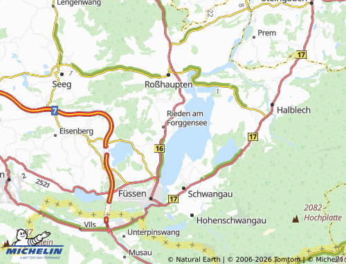 MICHELIN Osterreinen map - ViaMichelin