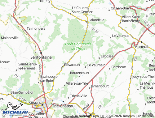MICHELIN Les Maisonnettes map - ViaMichelin