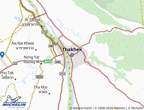 MICHELIN-Landkarte Thakhek - ViaMichelin