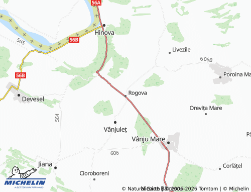 MICHELIN Rogova map - ViaMichelin
