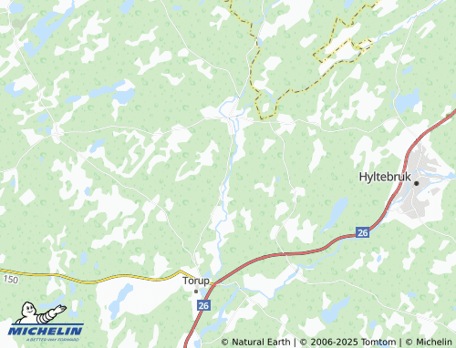 MICHELIN Brännögård map - ViaMichelin