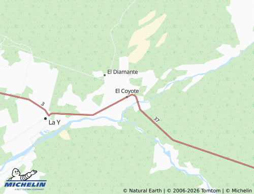 MICHELIN El Coyote map - ViaMichelin