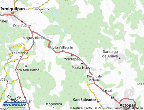 Mapa MICHELIN Yolotepec - ViaMichelin