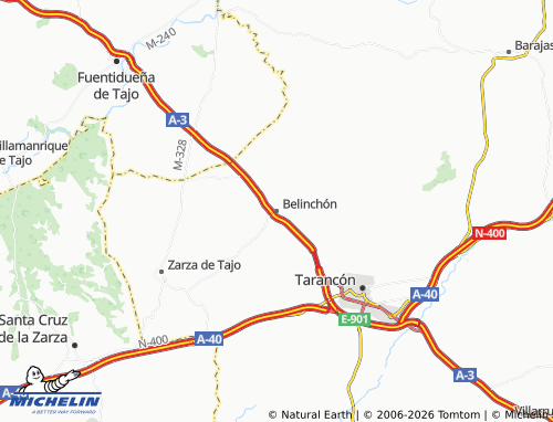 Mappa MICHELIN Belinchón - ViaMichelin