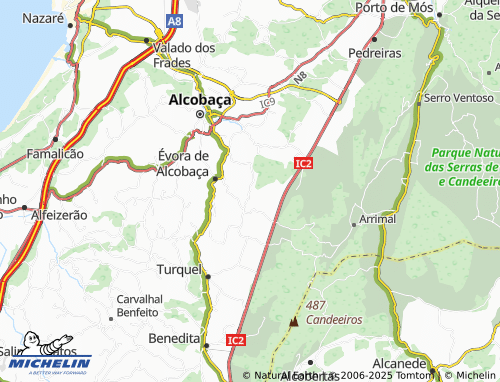 MICHELIN Cabeços map - ViaMichelin