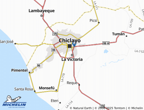MICHELIN La Victoria map - ViaMichelin