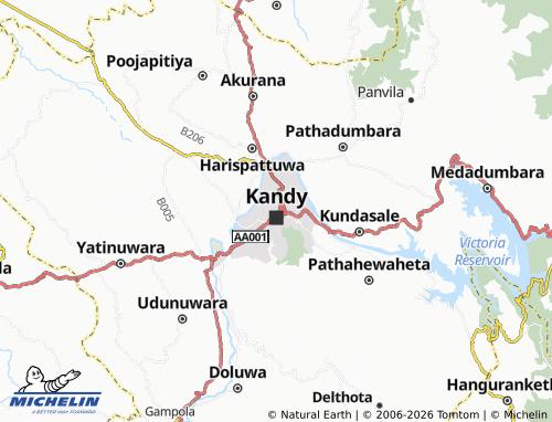 MICHELIN Ihala Katukele map - ViaMichelin