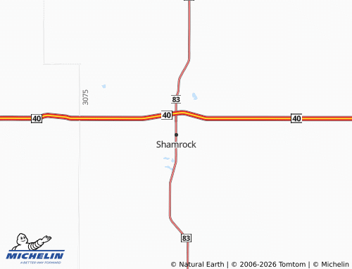 Mappa MICHELIN Shamrock - ViaMichelin