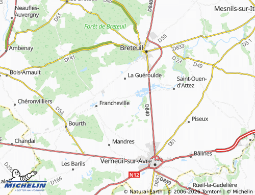 Mapa MICHELIN Cintray - ViaMichelin