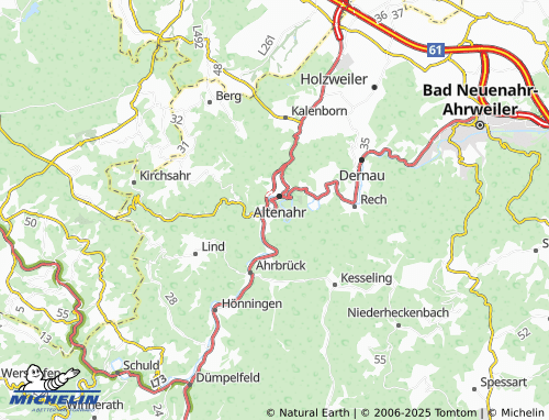 MICHELIN-Landkarte Altenburg - ViaMichelin