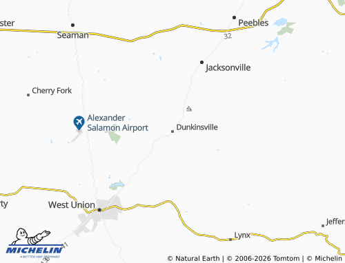 Mappa MICHELIN Dunkinsville - ViaMichelin
