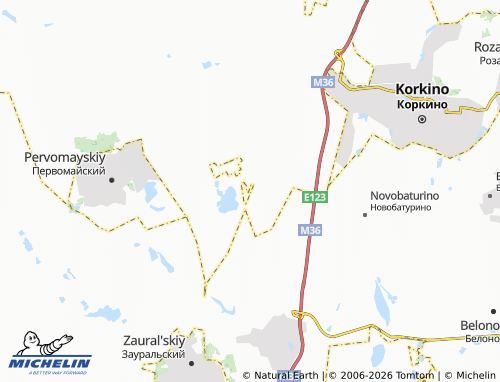 MICHELIN-Landkarte Saksan - ViaMichelin