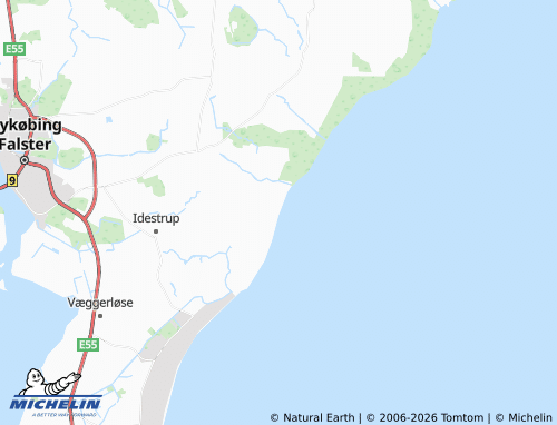 Mappa MICHELIN Sønder Alslev Strand - ViaMichelin