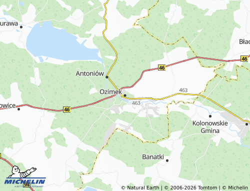 Carte MICHELIN Ozimek - ViaMichelin