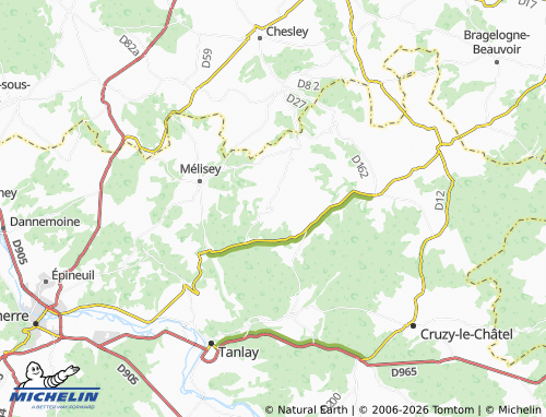 Mappa MICHELIN Thorey - ViaMichelin